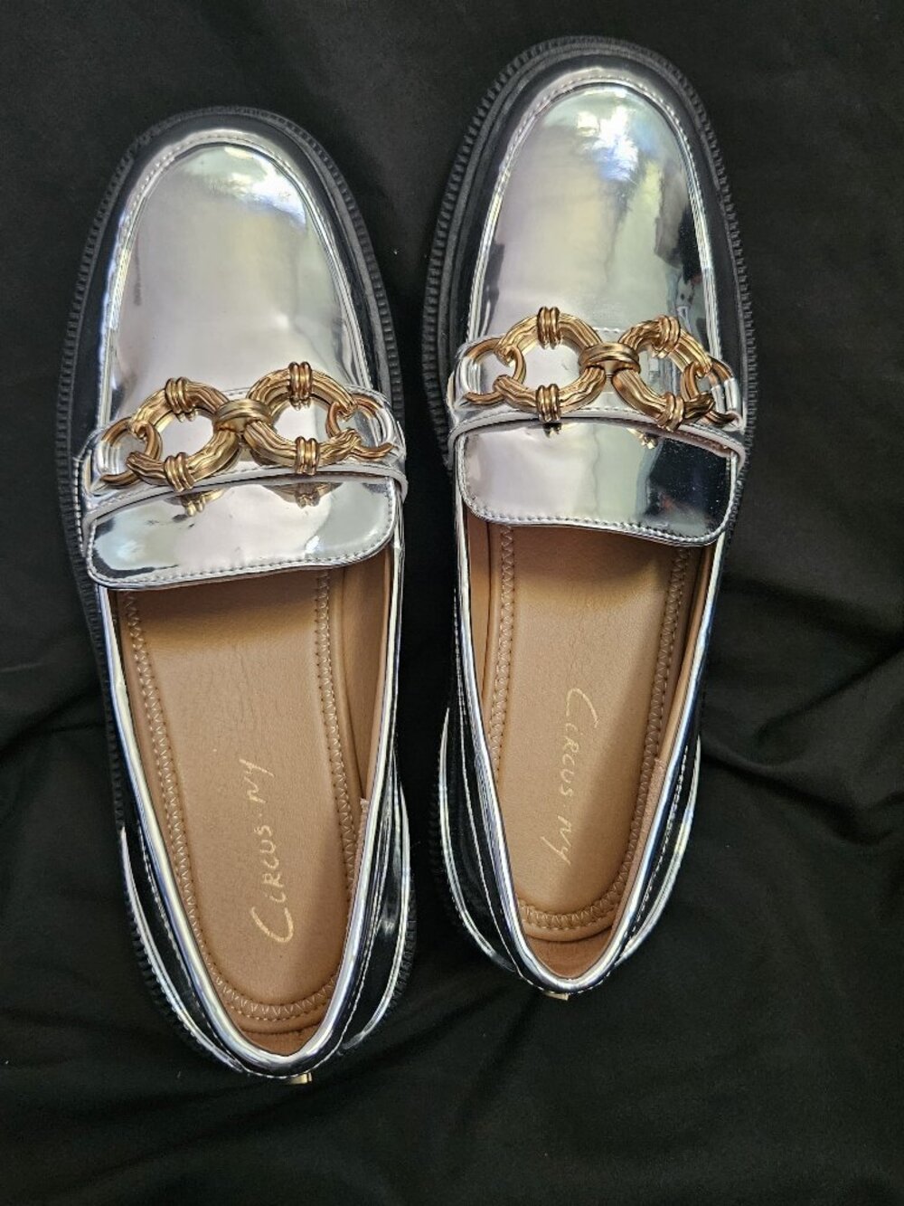 Circus by Sam Edelman - Unique Loafer  - Size 11 - Silver -NWOT